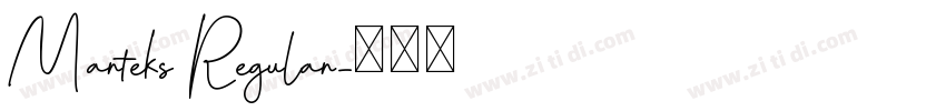 Marteks Regular字体转换